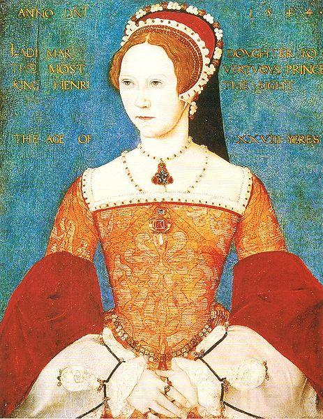 Master John Portrait of Mary I of England Norge oil painting art
